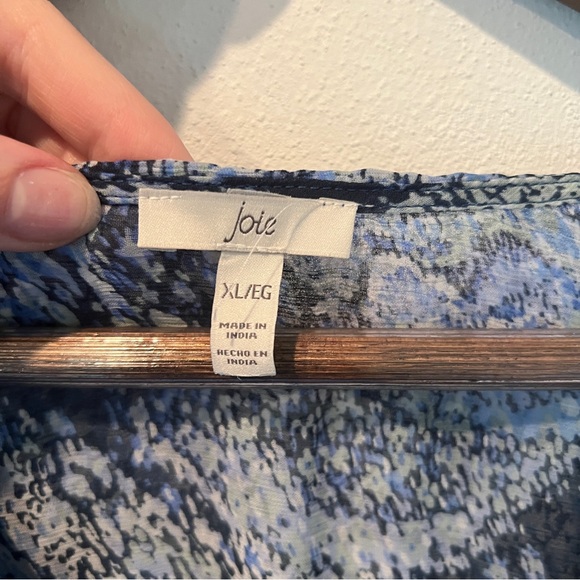 Joie Floral Layered Sheer Sleeve Flowy Dress in Parisian Paisley XL - Picture 8 of 15